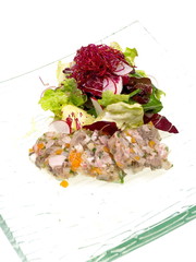 kalbssülze mit salat