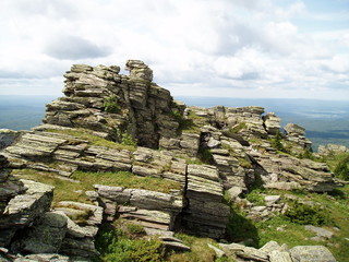 Ancient rocks in the Ural mountains 01