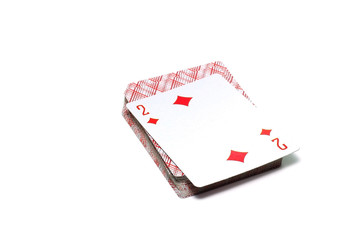 Playing-cards, card-table game of pokker..