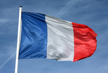 Naklejka na ściany i meble French Flag