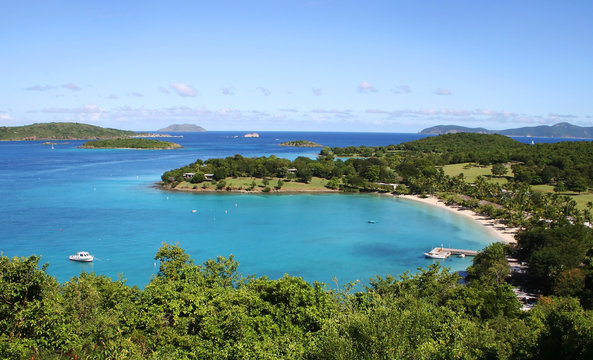 Caneel Bay on the island of St John