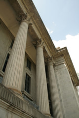 Naklejka premium Pillars of justice standing majestically