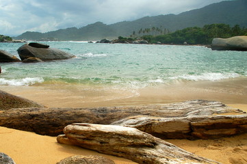 Strand im Tayrona Nationalpark