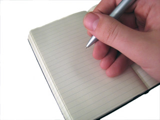 writing a note