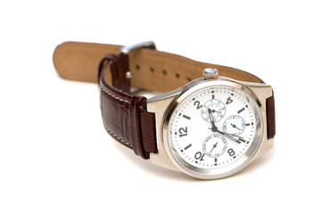 Hand watch isolated on the white background