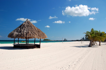 Beautiful beach at Passion Island, Mexico