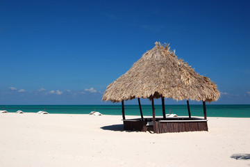 Beautiful beach at Passion Island, Mexico