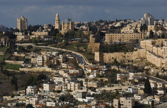 The noly city Jerusalem from Israel