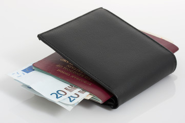 passport and wallet