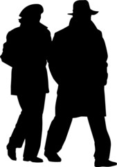 vector image of man and woman