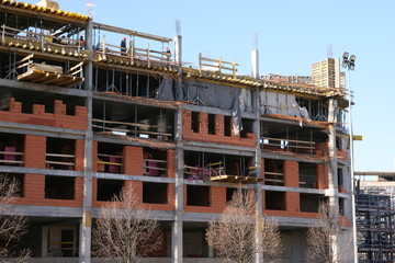 Shopping center construction