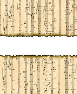 background image with musical notes.
