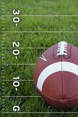 American Football on a field