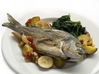 gebratene Dorade 
