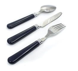 fork spoon knife kitchenware tools for serving a table