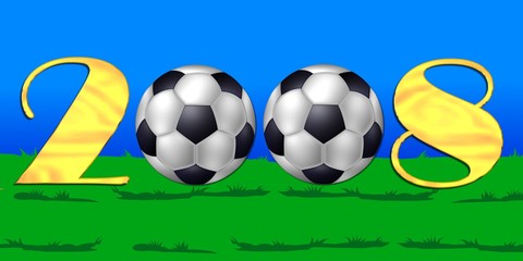 Obraz premium fussball 2008