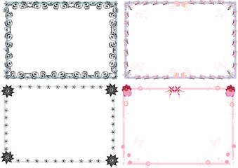 four different frames