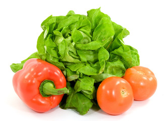 healthy food studio isolated over white