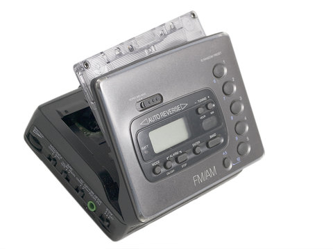 Walkman con cassete