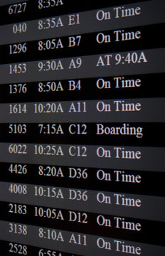 flight schedule