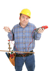 Electrician confused by a plumbing project.  