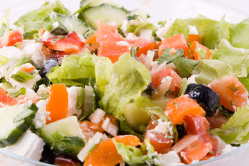 Background from the Greek salad