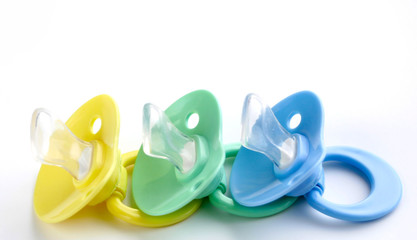 Three Baby Pacifiers