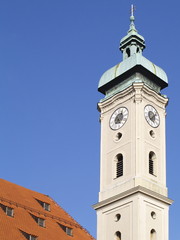 Fototapeta premium münchen marienplatz altes rathaus