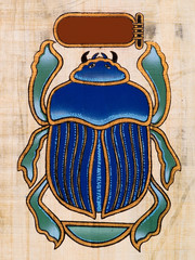 Egyptian papyrus, Beetle