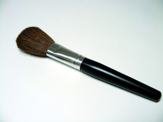 Fototapeta premium Makeup brush on white background