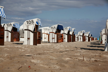 Naklejka premium sommer, sonne, strandkorb01