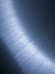 Brushed aluminum surface