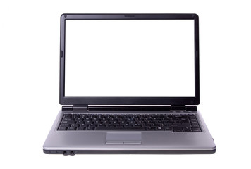 Laptop isolated on white