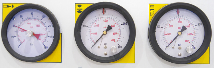 Arrow air pressure indicators