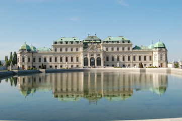 Fototapeta na wymiar Wiedeń, Austra - Belvedere