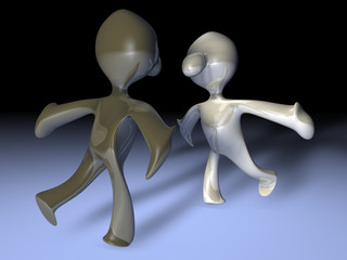 Obraz premium abrazos 2