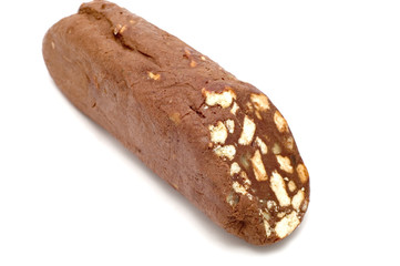 object on white food confectionery wurst