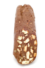object on white food confectionery wurst