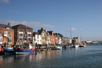 Fototapeta na wymiar Weymouth port