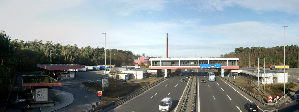 ehemaliger Grenz&uuml;bergang Dreilinden/ Berlin
