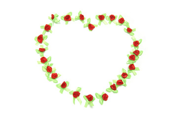 Love Heart Symbol on White Background