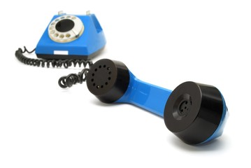 Blue telephone