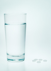 aspirin and water