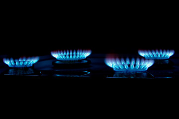 Blaue Gas Flamme - Gas Herd IV