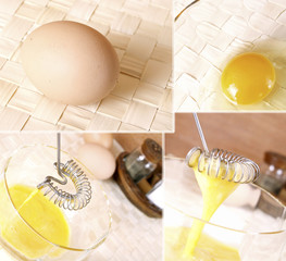 Breakfast - today will be scrambled eggs.