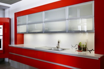 Red kitchen