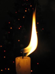 Candela soffiata