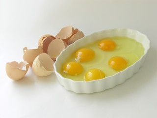 five eggs