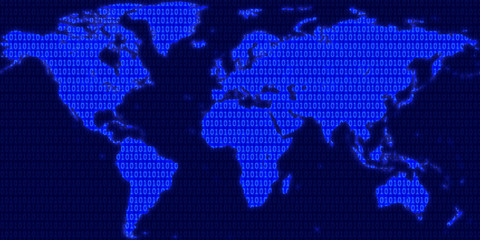 Fototapeta premium Digital World