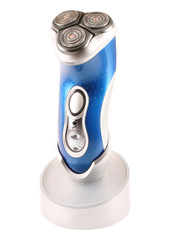 An electric shaver isolated on a white background
